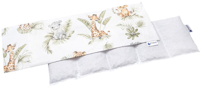Medi Partners kirsikivipadi 60 × 20 cm, 800 g, 100% puuvill, Safari muster