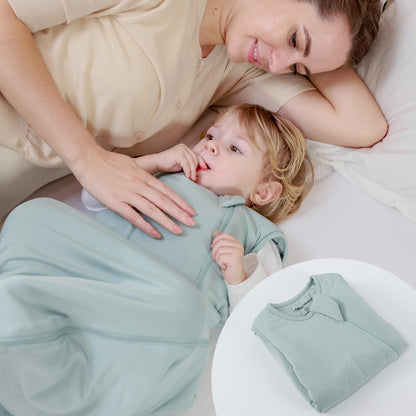 Mosebears beebi magamiskott 2.5 TOG, bambuskiud, Calm Sage, L (18–36 kuud)