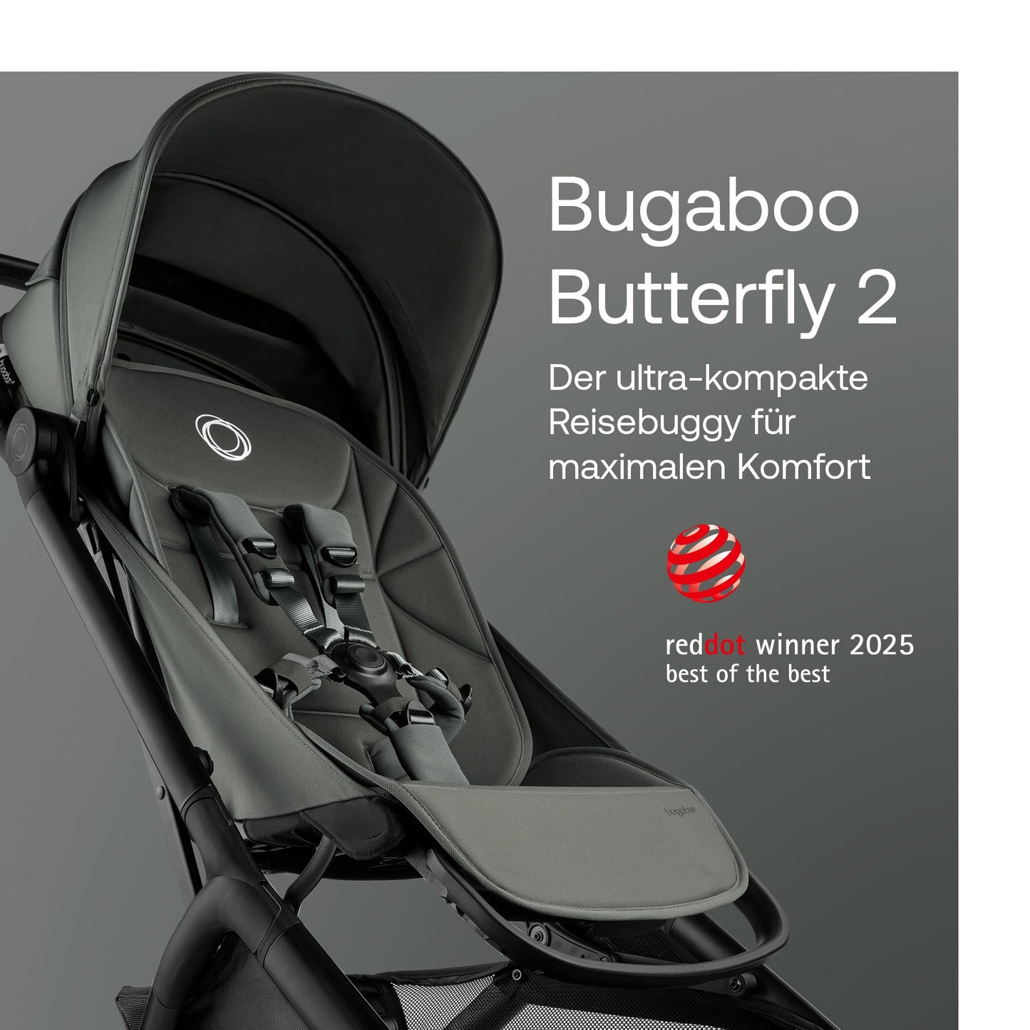 Bugaboo Butterfly 2 reisikäru, Forest Green