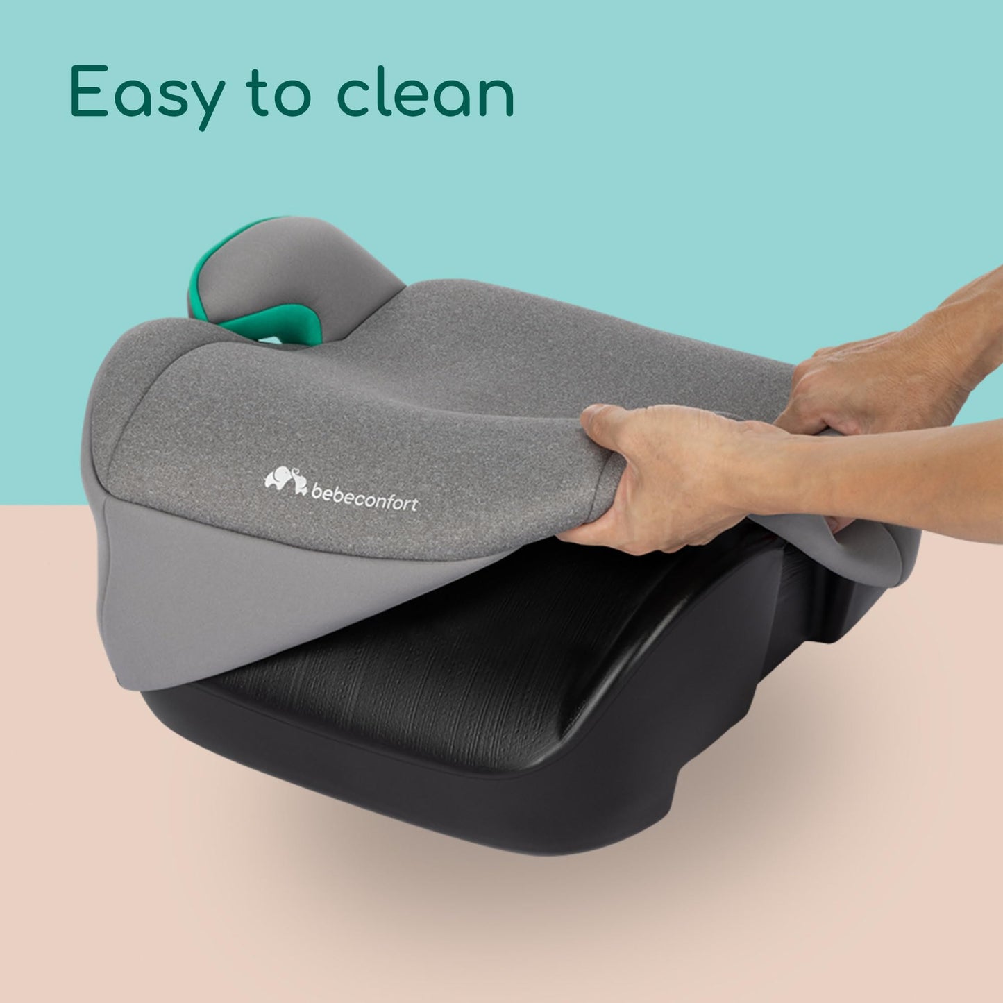 Bebeconfort Manga i-Safe istmekõrgendus 125–150 cm (6–12 a) – Tinted Grey