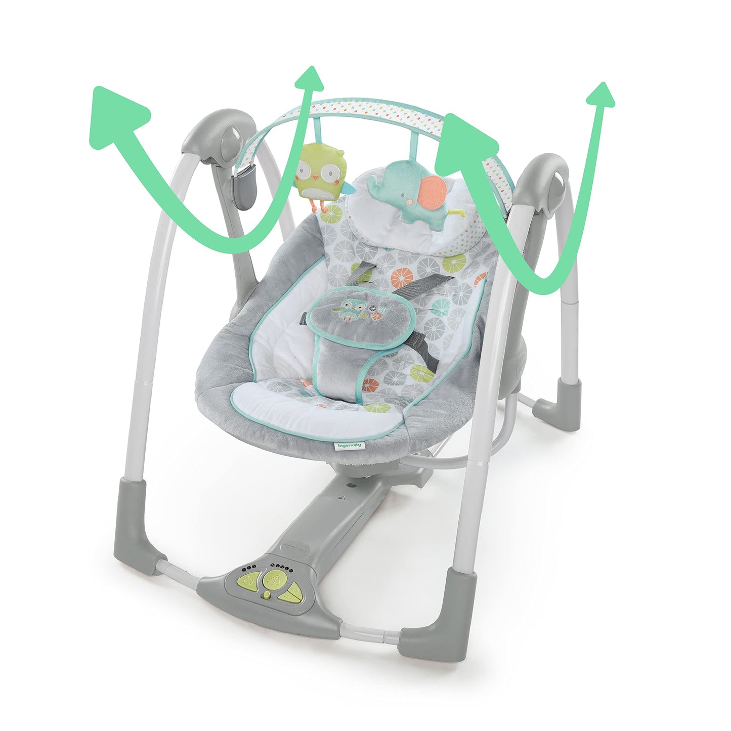 Ingenuity kaasaskantav beebikiik Swing and Go, alates sünnist kuni 9 kg