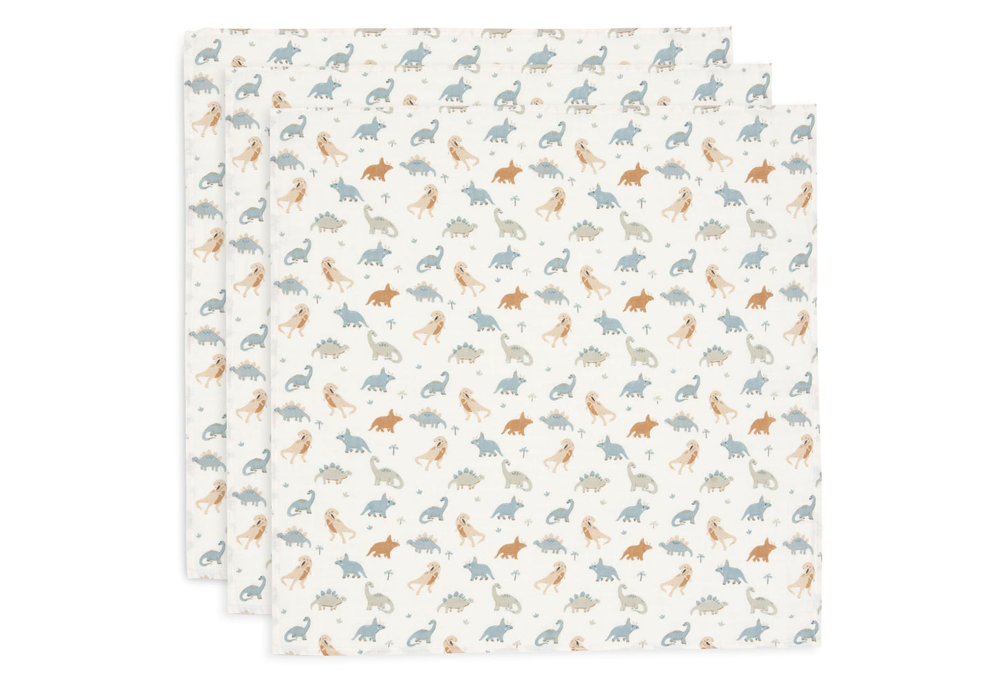 Jollein musliinist salvrätikute komplekt Roarsome (70 × 70 cm), 3tk