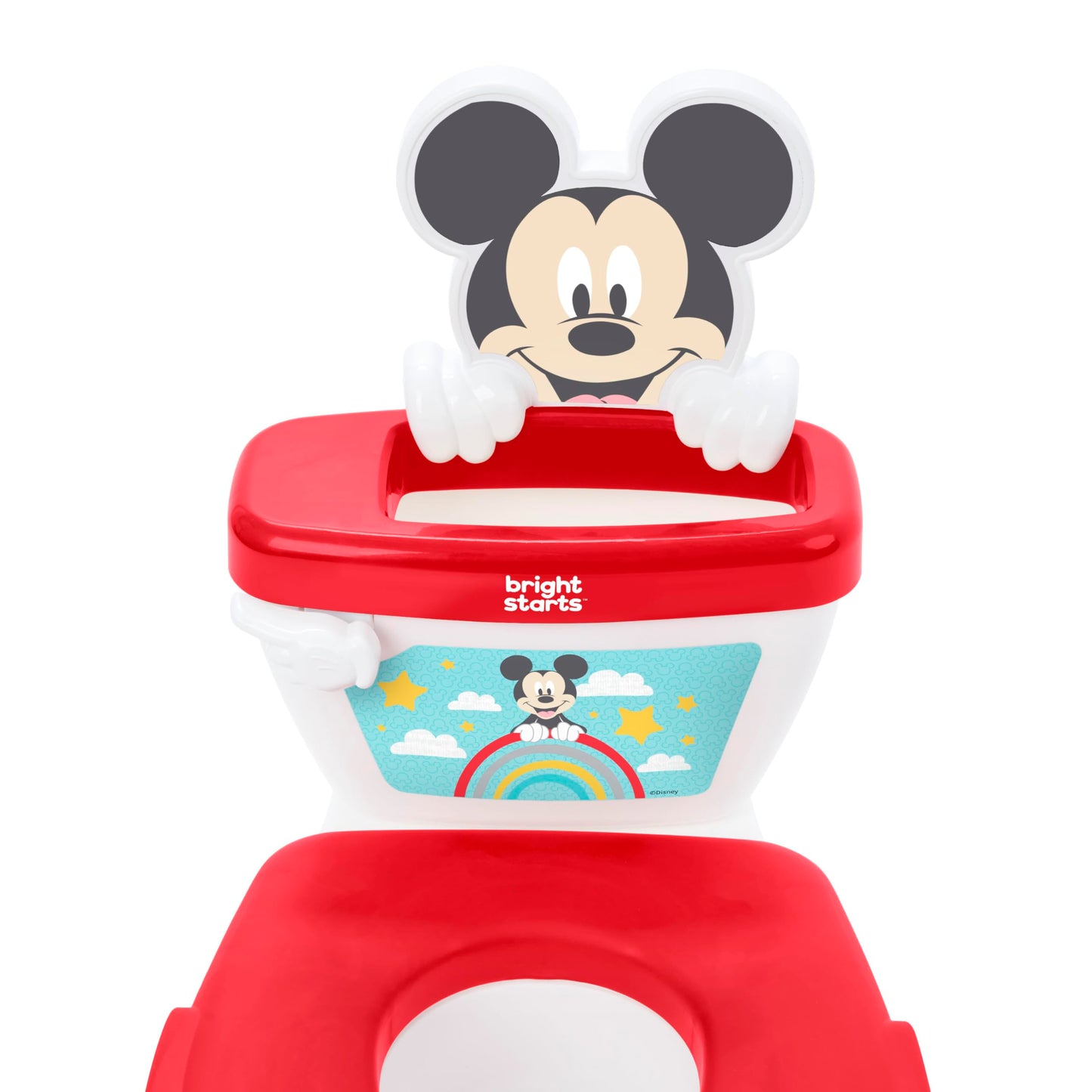 Bright Starts Disney Baby Micky Maus My Size pott 2-in-1, punane, 18+ kuud