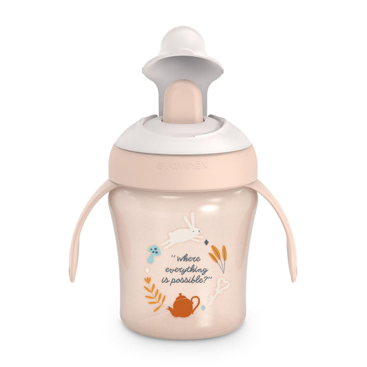 SUAVINEX juomamuki Wonderland vaaleanpunainen, 200 ml, +6 kk