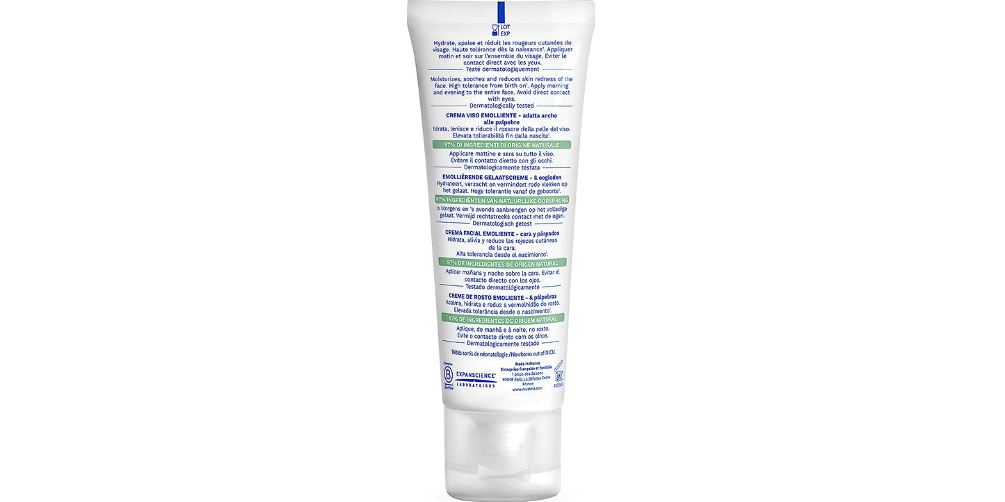 Mustela Stelatopia näokreem väga kuiva ja atoopilise naha jaoks, 40 ml