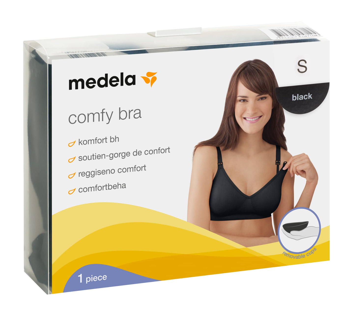 Medela Comfy rasedus- ja imetamisrinnahoidja, must, suurus M