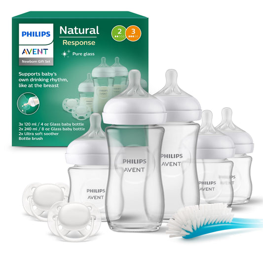 Philips Avent Natural Response klaasist lutipudelite komplekt