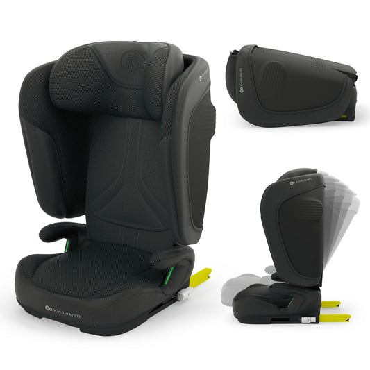Kinderkraft UNITY 2 i-Size turvatool 100–150 cm, ISOFIX, must