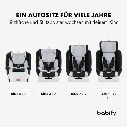 Babify Onboard 360° pöörlev turvatool 40–150 cm i-Size ISOFIX, hall
