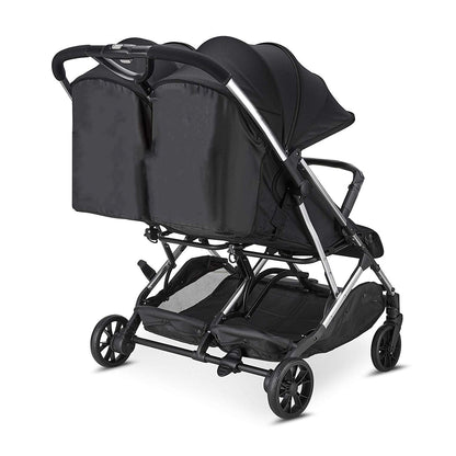 Babify Twin Air kaksikute jalutuskäru kuni 22 kg/iste, must