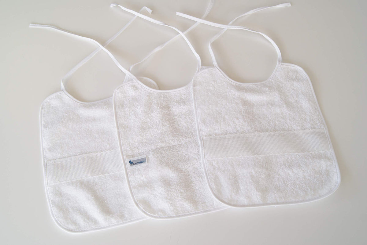 Interbaby ristipistoruokalaput 12 kpl 20 x 25 cm, valkoinen, malli 00042