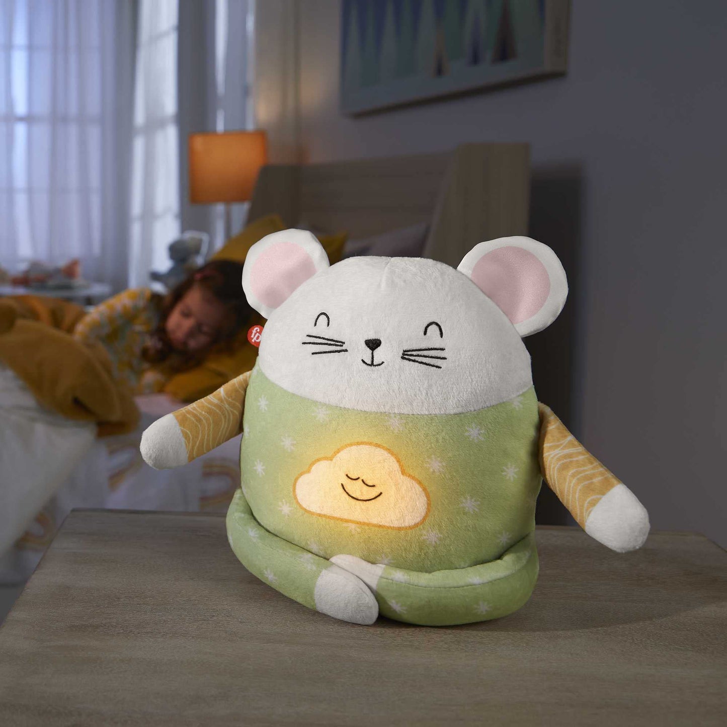 Fisher-Price Meditation Mouse rahustav pehme mänguasi