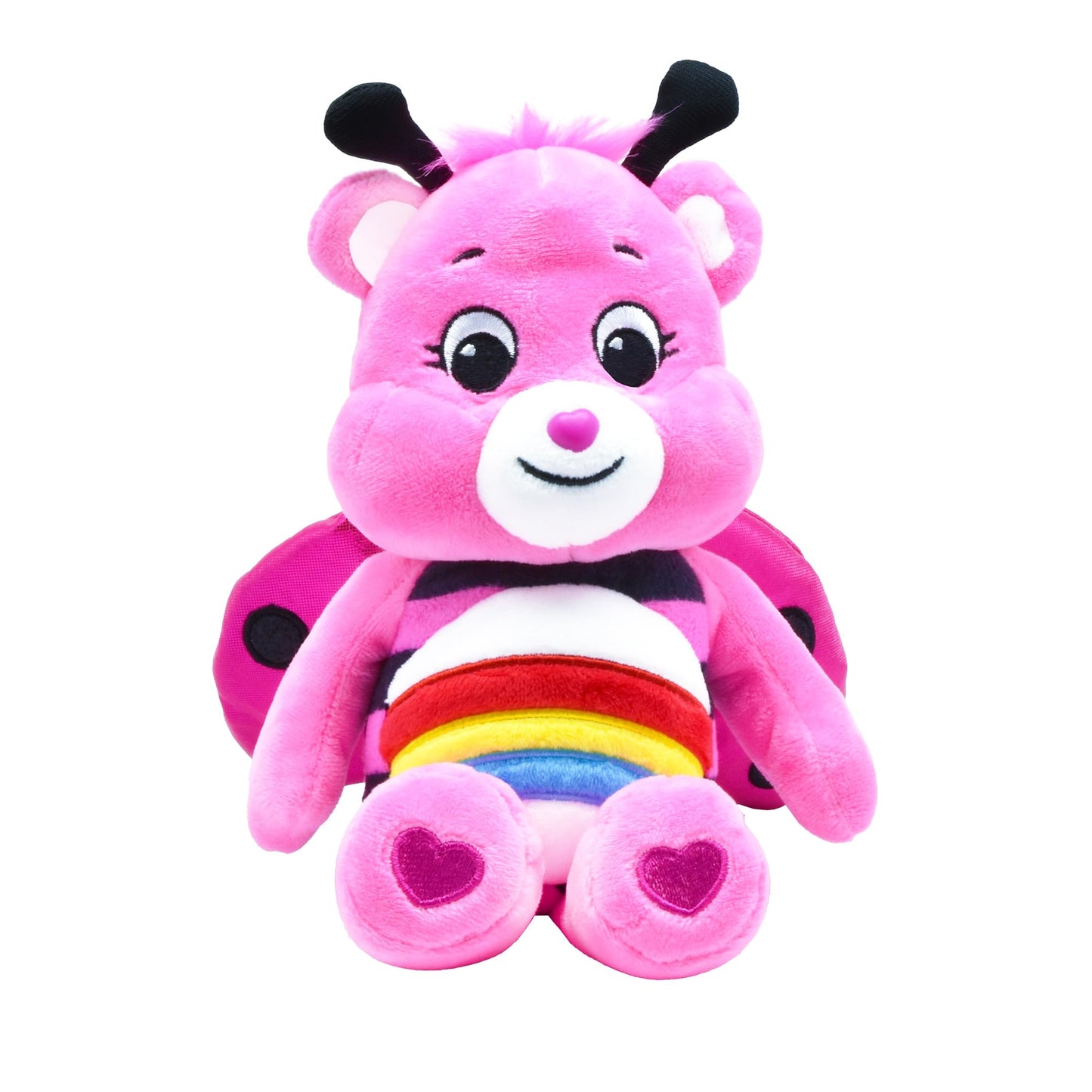 Care Bears kevadteemaline Cheer Bear kaisukaru lepatriinu kostüümis, 23 cm