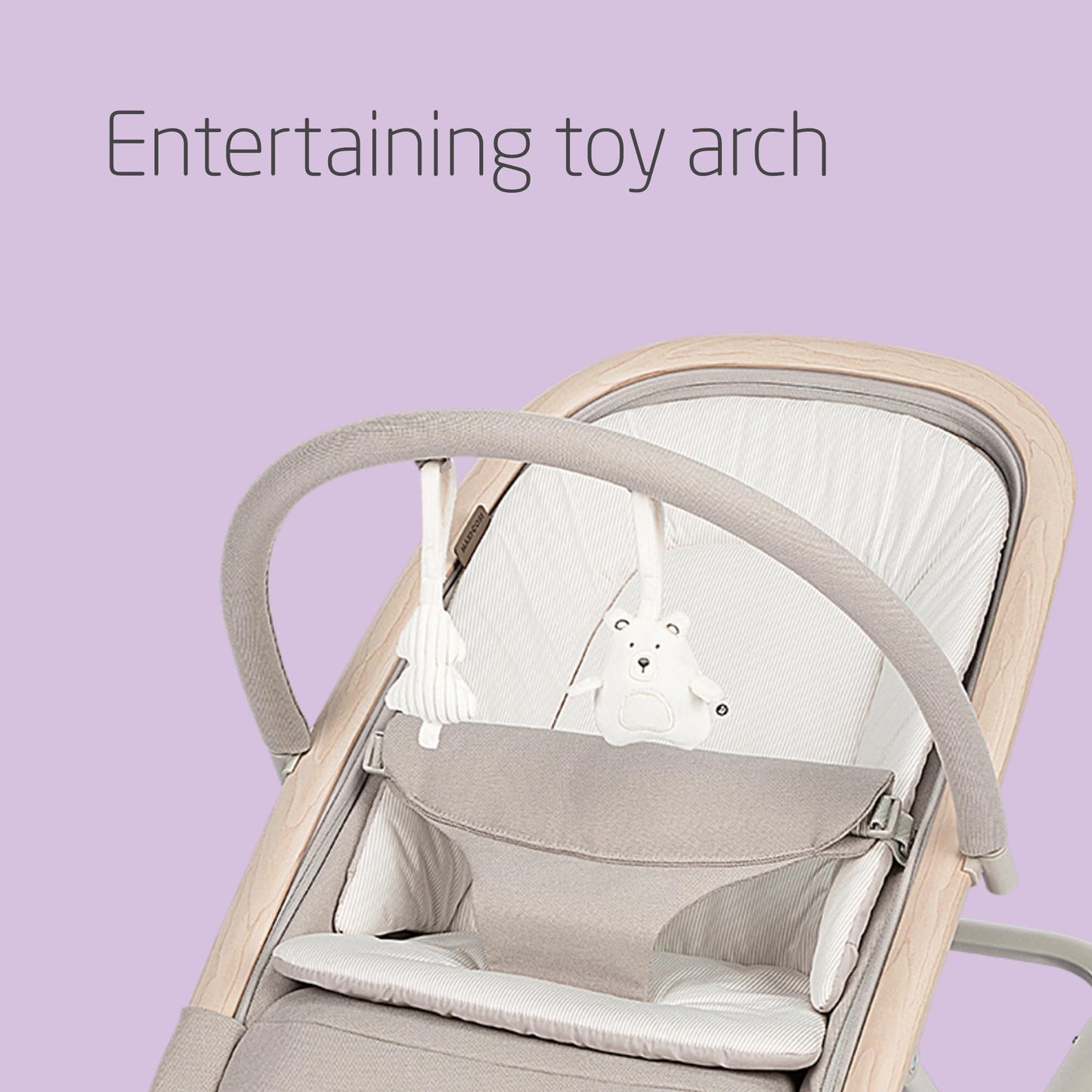 Maxi-Cosi Kori 2-in-1 lamamistool mängukaarega, Classic Beige