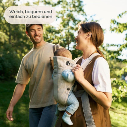 BabyBjörn Mini -kantoreppu, 3D-verkkokangas, kerma