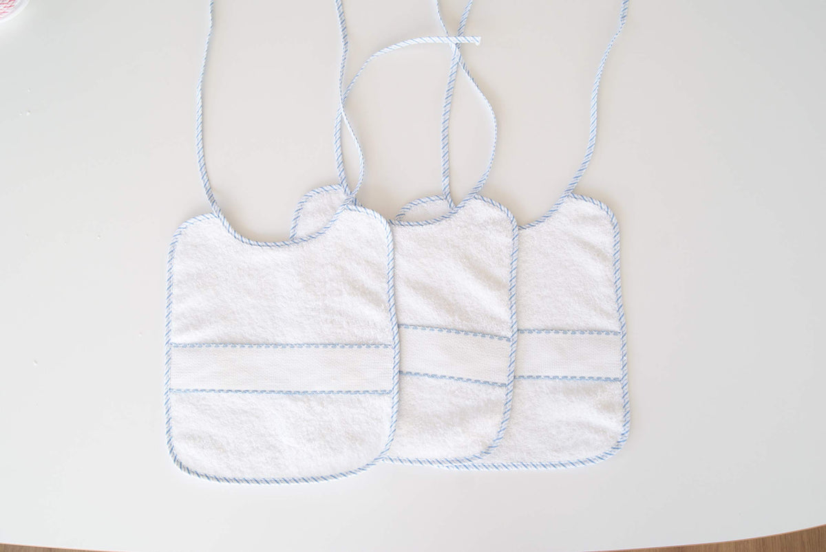 Interbaby ristipistoruokalaput 12 kpl 20 x 25 cm, valkoinen, malli 00042