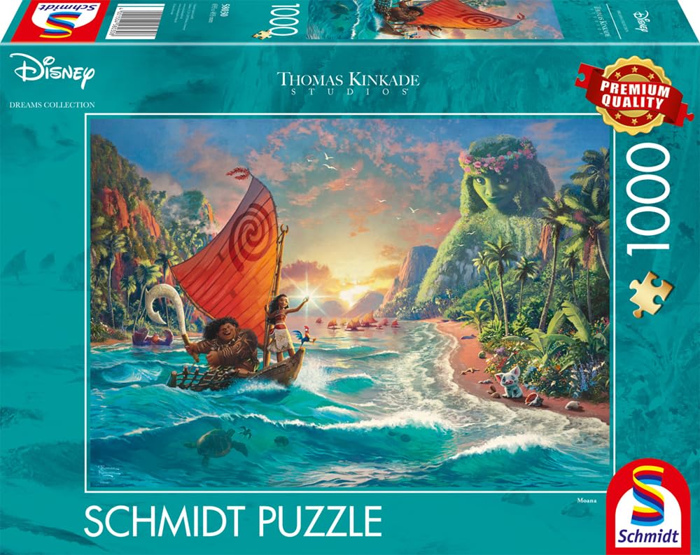 Schmidt 1000-tükiline pusle Thomas Kinkade: Disney Moana