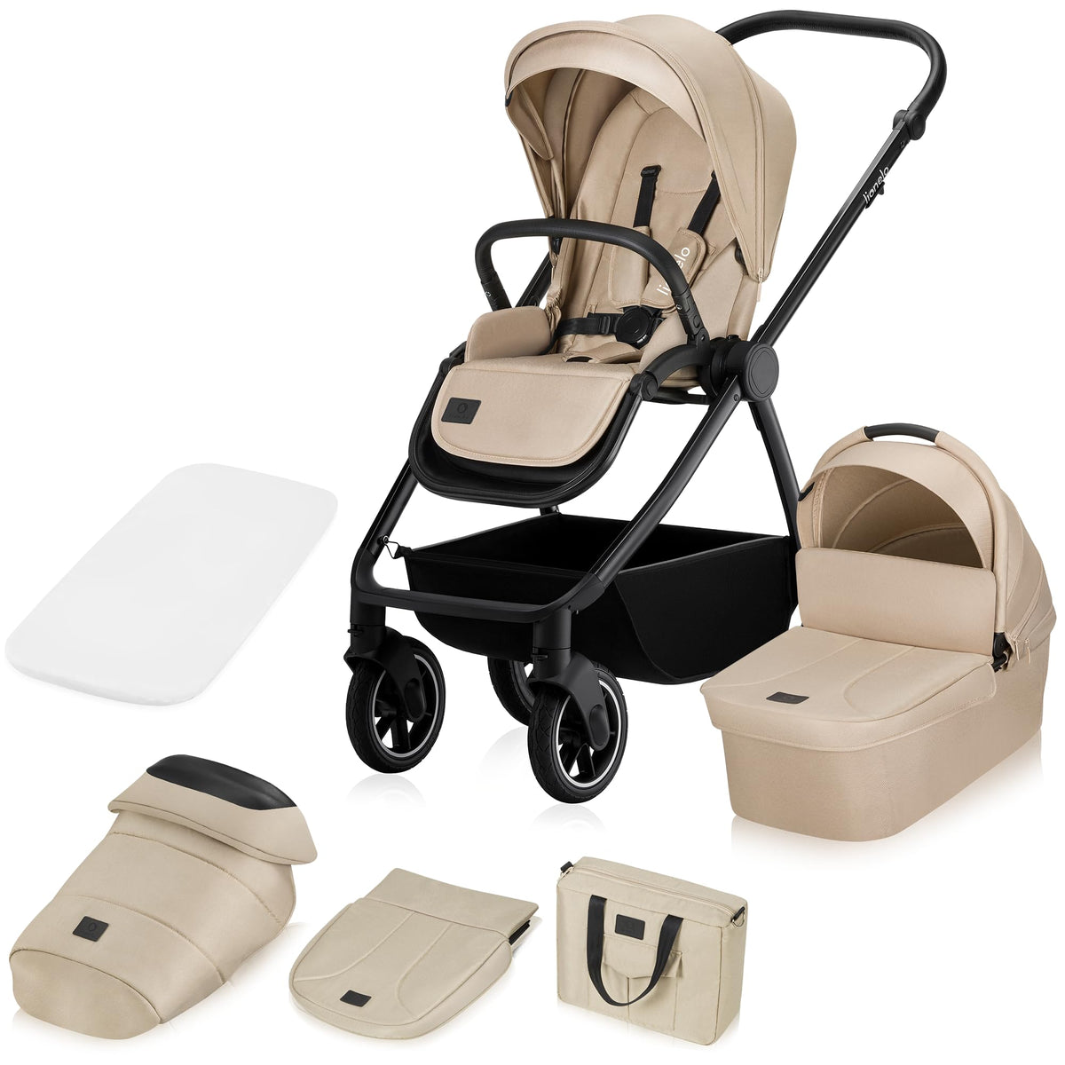 Lionelo MERIL 2-in-1 vanker LO-MERIL 2IN1, beež