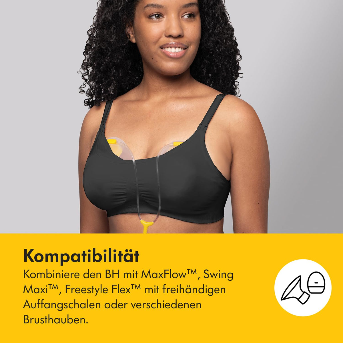 Medela 3-in-1 imetys- ja pumppausliivit, valkoinen, malli 101043851