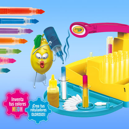 Crayola neoonvärvide ja lõhnaga markerilabor – "Tee ise oma markerid"(hispaaniakeelne versioon)