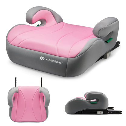 Kinderkraft I-Boost turvaiste, i-Size 135–150 cm, roosa