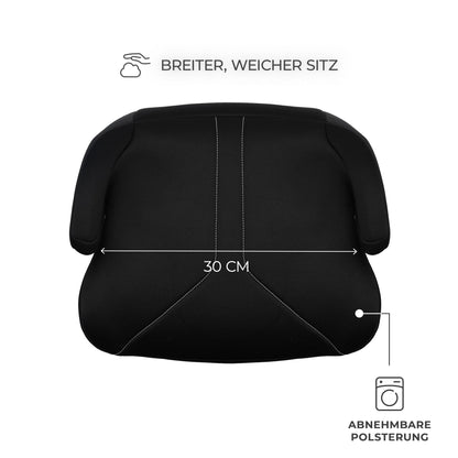 Kinderkraft I-BOOST 2 I-SIZE turvatooli istmekõrgendus, 125-150 cm, must