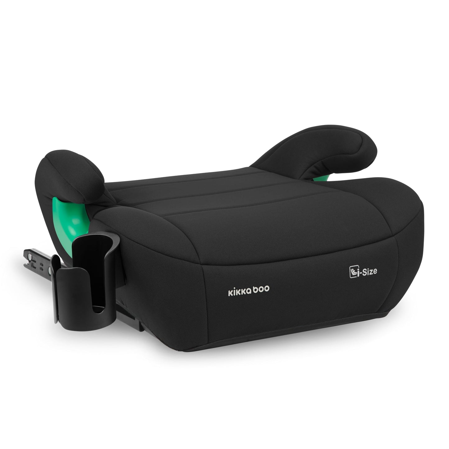 KikkaBoo i-POP i-Size turvatooli istmekõrgendus ISOFIX-iga 125–150 cm (22–36 kg), must