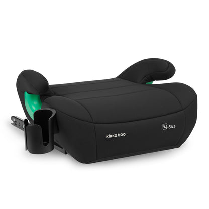 KikkaBoo i-POP i-Size turvatooli istmekõrgendus ISOFIX-iga 125–150 cm (22–36 kg), must