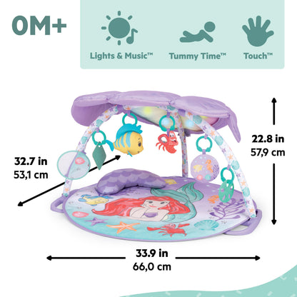 Bright Starts Disney Baby The Little Mermaid muusikaline mängumatt valgustega