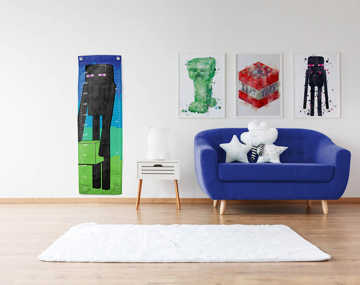 Jay Franco Minecraft Ender kasvutaulu 170 cm lapsille