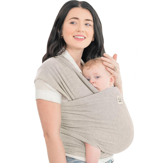 KeaBabies beebikandelina Original – ergonoomiline, stone gray (vastsündinust väikelapseni)