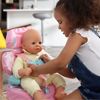Casdon Baby Huggles roosa turvatool nukule, kuni 46 cm nukule, 3+ a