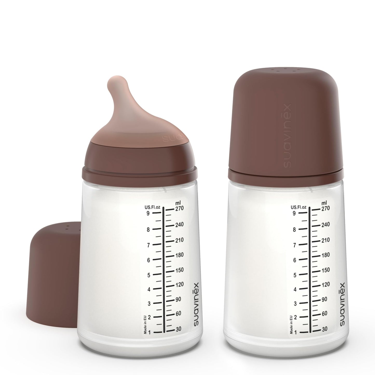 Suavinex Zero Zero Anti Colic lutipudel 2 tk, 270 ml, keskmise vooluga, Deep
