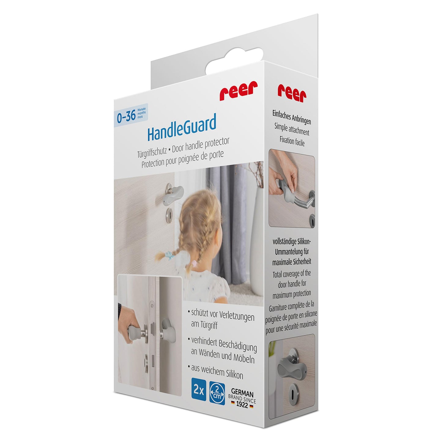 Reer HandleGuard uksekäepideme kaitsed, 2 tk, hall