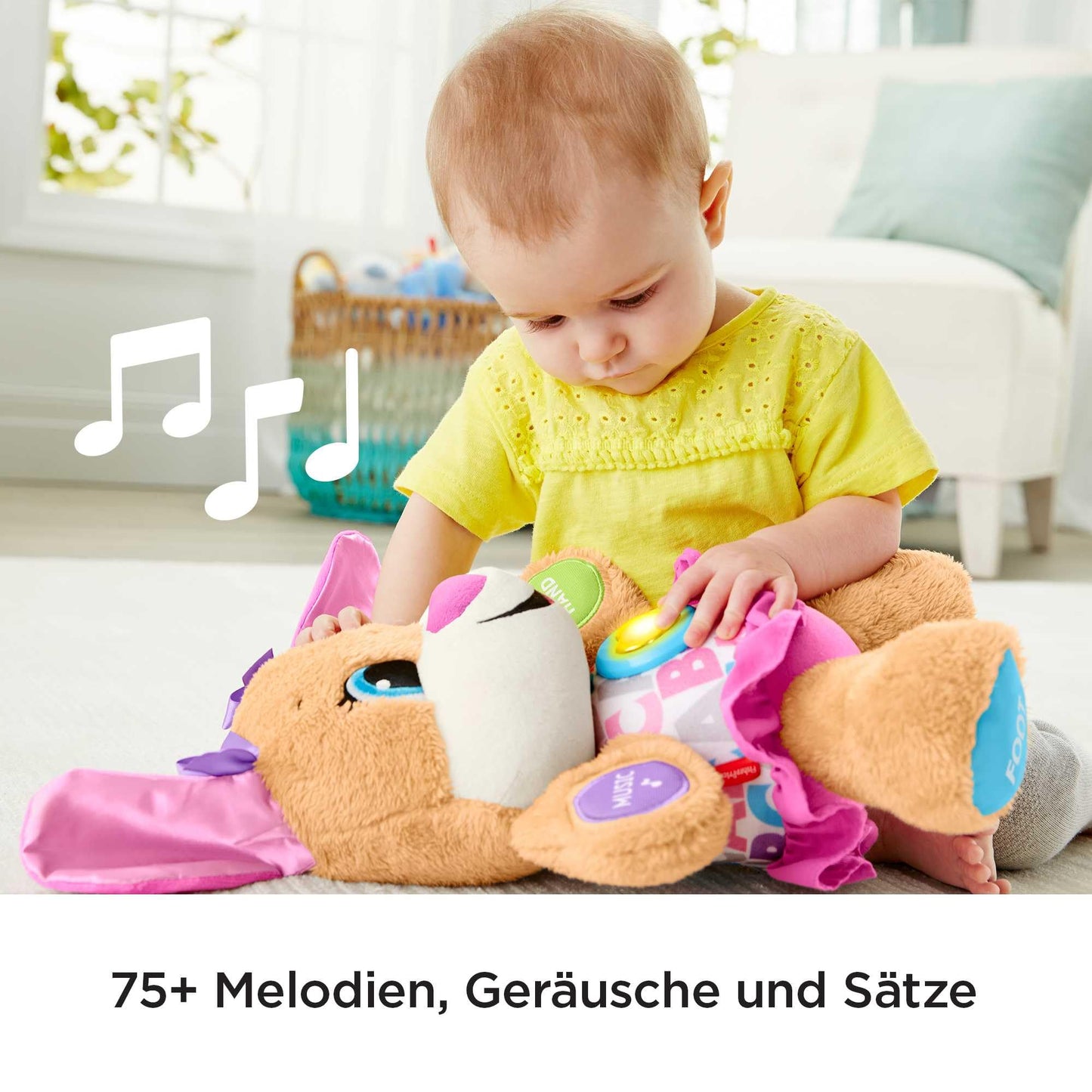 Fisher-Price Laugh&Learn interaktiivne mängukoer, saksa keel (FPP53)