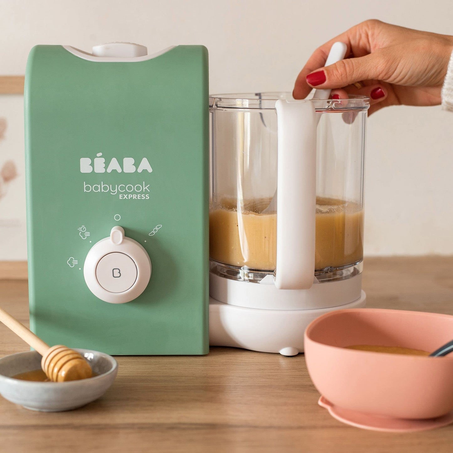 Béaba Babycook Express 4-ühes beebitoidumasin, 1250 ml, salveiroheline