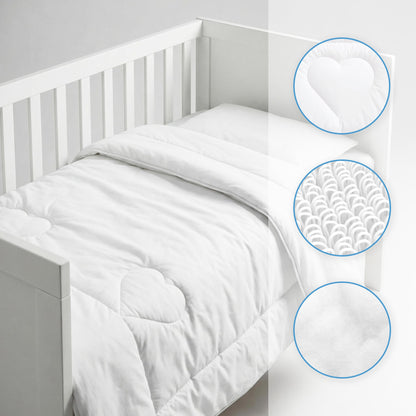Baby Comfort komplekt beebivoodile 135 × 100 cm (tekk ja padi)