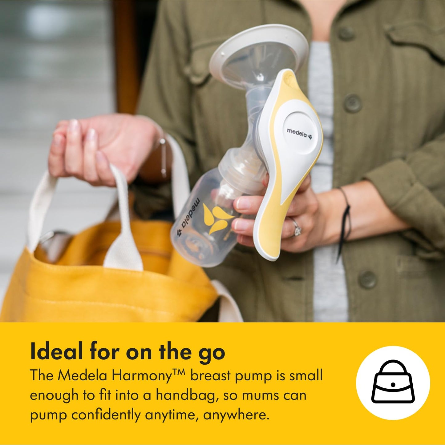 Medela Harmony manuaalne rinnapump PersonalFit Flex lehtriga