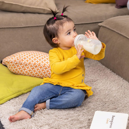 Chicco Natural Feeling koolikuid vähendav lutipudel 330 ml, 6+ kuud