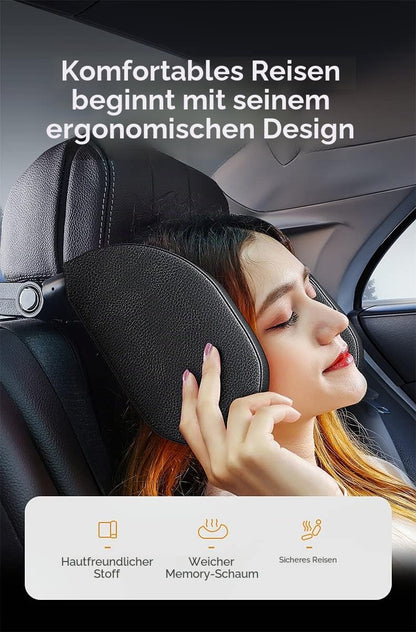 ZOKOE auto peatoe- ja kaelatugi, must, 1 minutiga paigaldatav