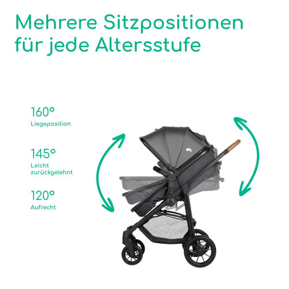Bebeconfort Haze Trio 3-in-1 vankrikomplekt, Tinted Stone, 0–4 a, kuni 22 kg