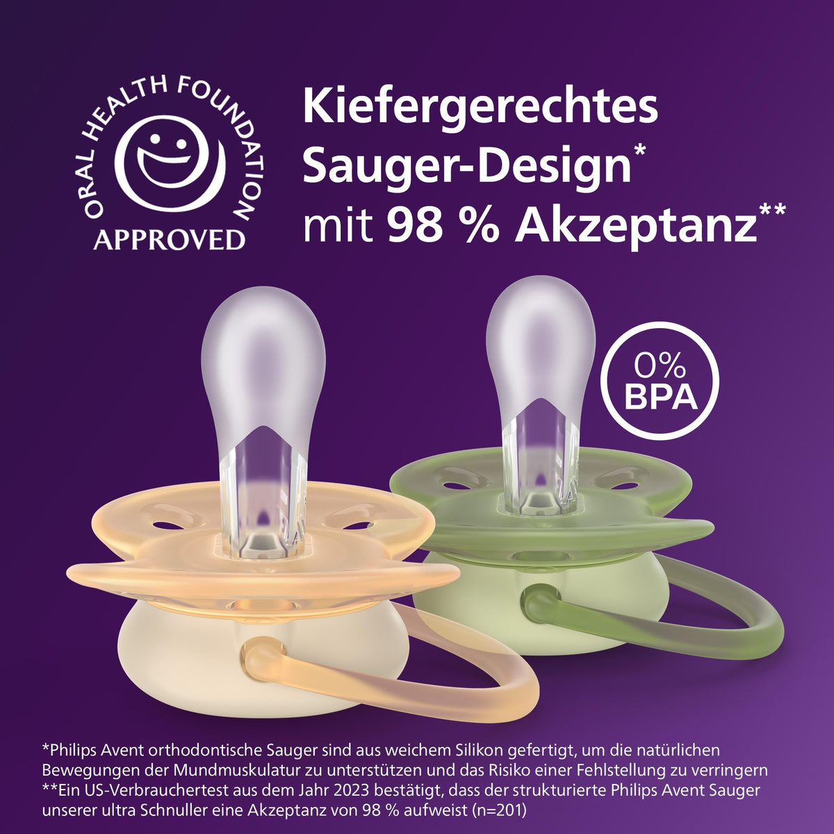 AVENT tutti ultra soft SCF091/50, 0–6 kk, 4 kpl