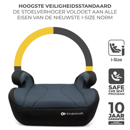 Kinderkraft I-BOOST 2 i-Size turvatool/iste 135–150 cm, must