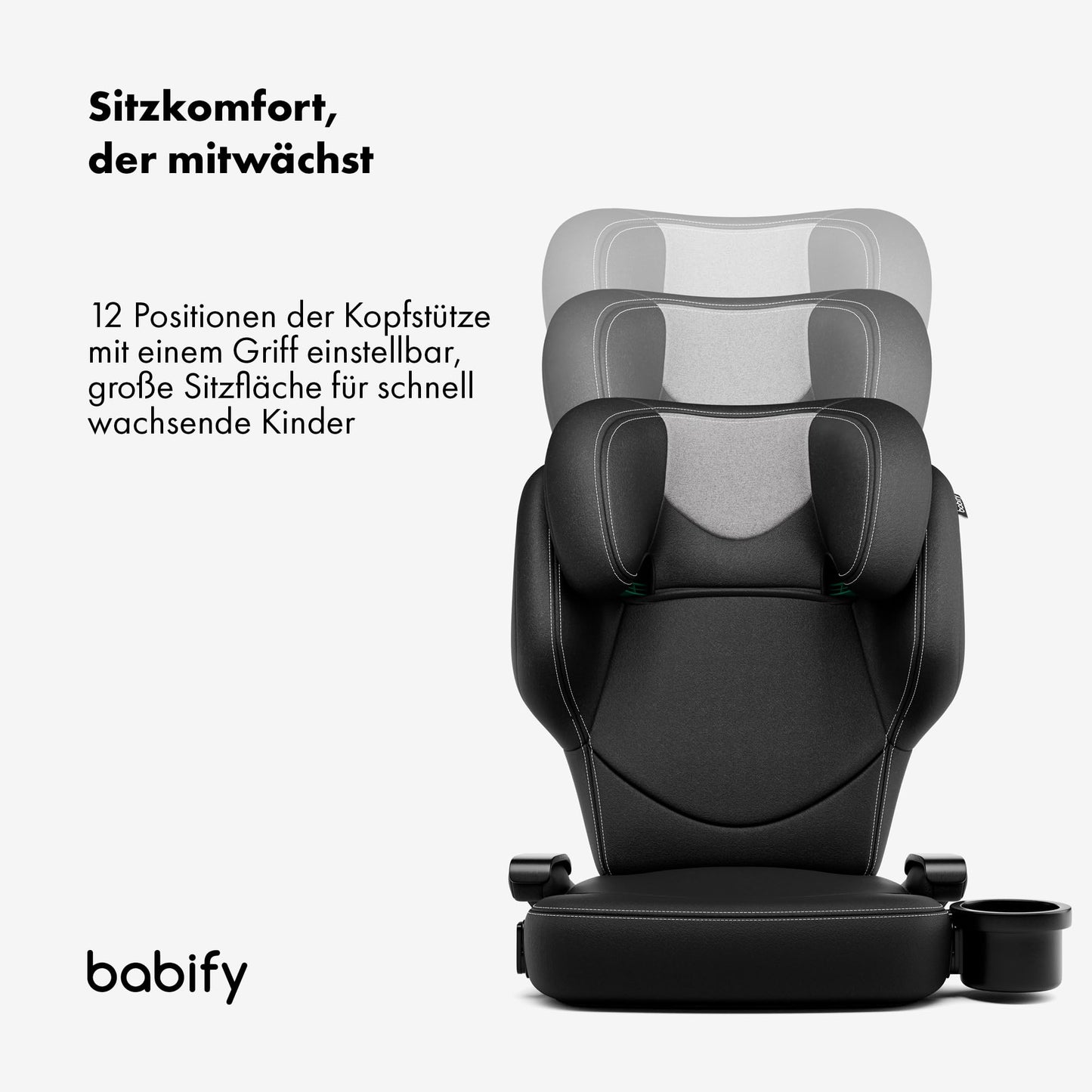 Babify Urban turvatool 15-36 kg, Isofix, i-Size, must