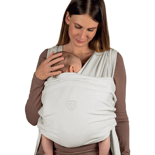 Koala Babycare Cuddle Band elastne kandelina vastsündinule, kuni 15 kg, helehall