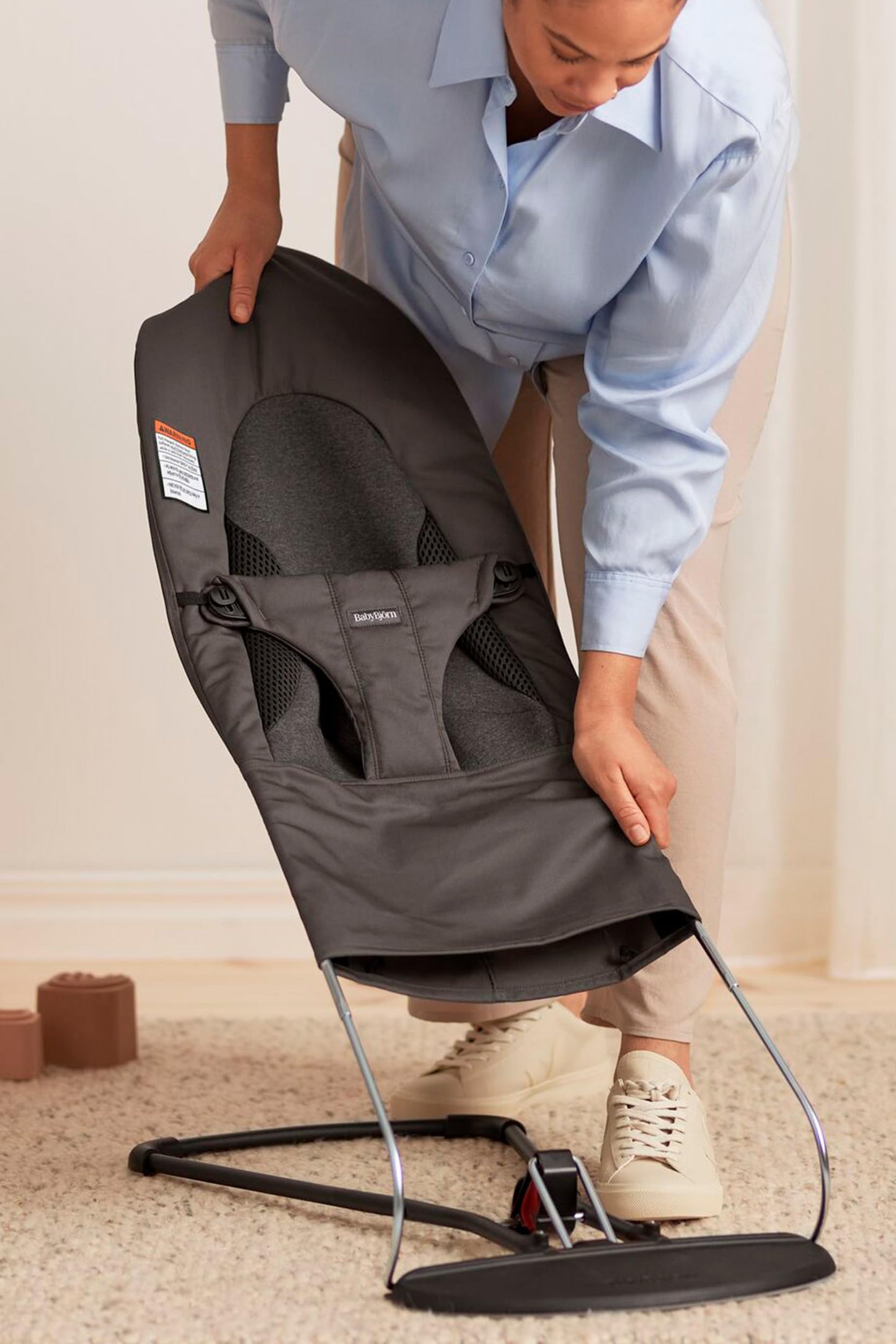 BabyBjörn Bouncer Balance Soft beebikiik, tumehall