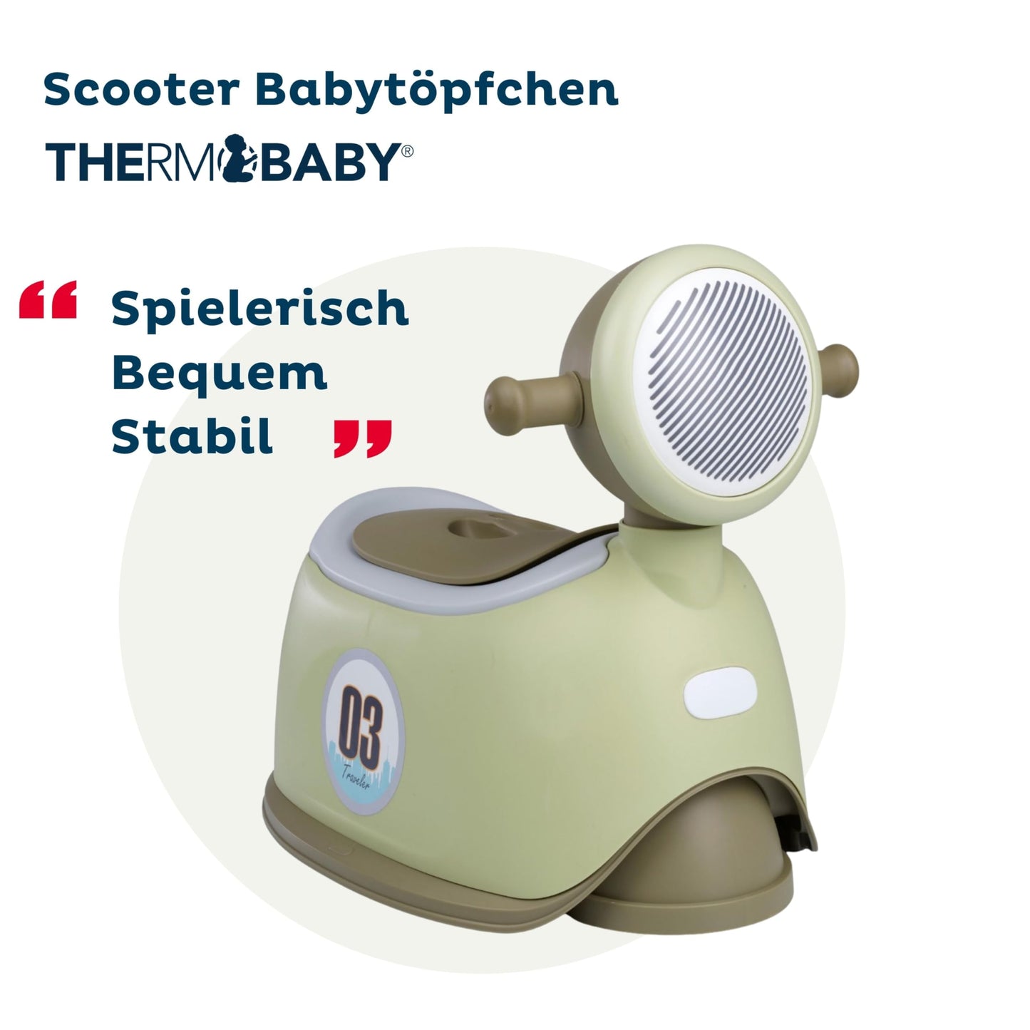 Thermobaby lastepotike Scooter, roheline, 18+ kuud