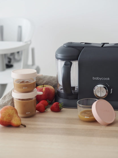 Béaba Babycook Duo 4-ühes blender-auruti – 2200 ml, tumehall