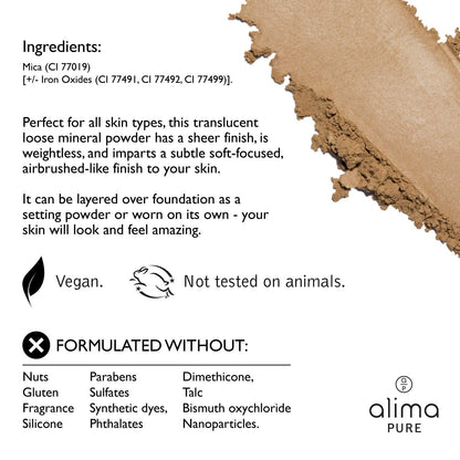 Alima Pure Satin Finishing Powder, Takara 5 g