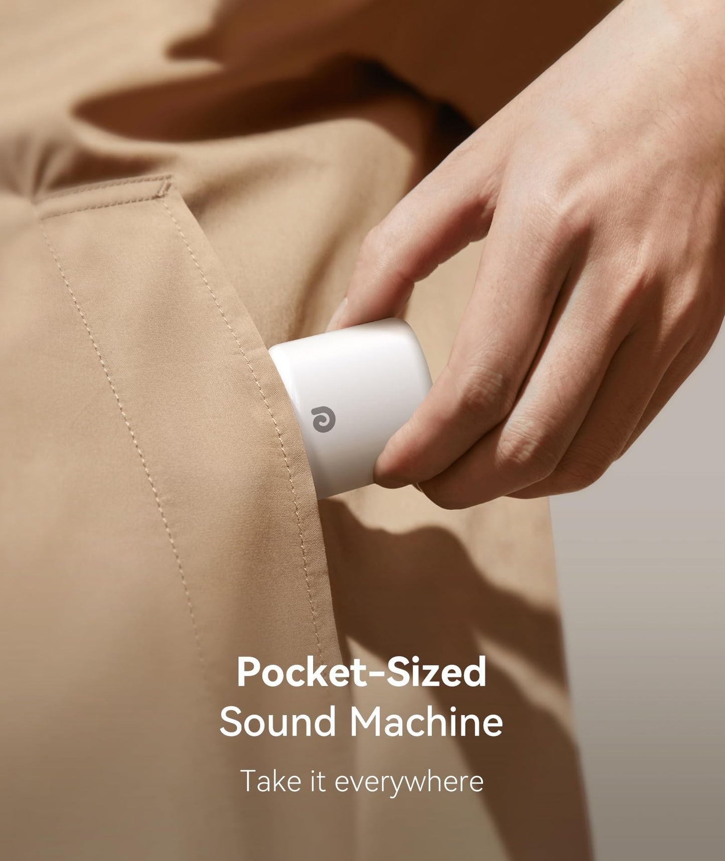 Dreamegg Pocket Sleep 1 valge müra masin beebidele, USB-C, 16 heli
